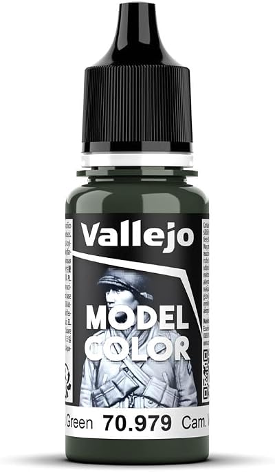 Vallejo Model Color German Cam Dark Green 17 ml Acrylic Paint