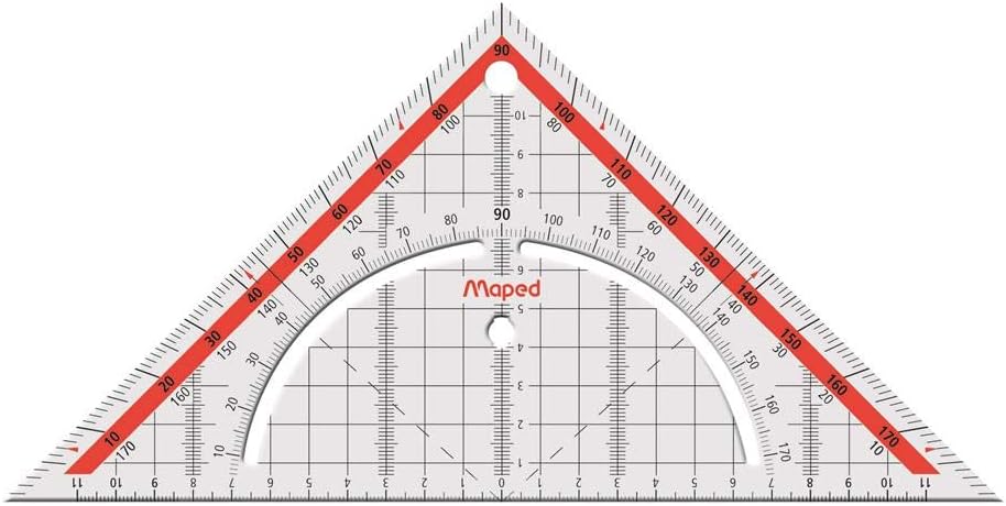 Amazon.com : Maped M028700 Geometry Triangle with Handle, 26 cm ...