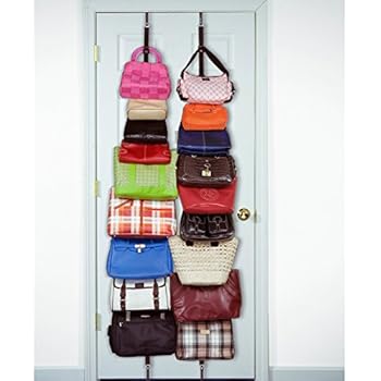 Amazon.com: Purse Rack Over the Door Closet Organizer 2 pack for Bags