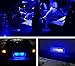 AUTOUS90 T10 W5W 2825 158 192 168 194 Wedge 5-SMD 5050 Ultra Blue LED Light bulbs 20 PCS