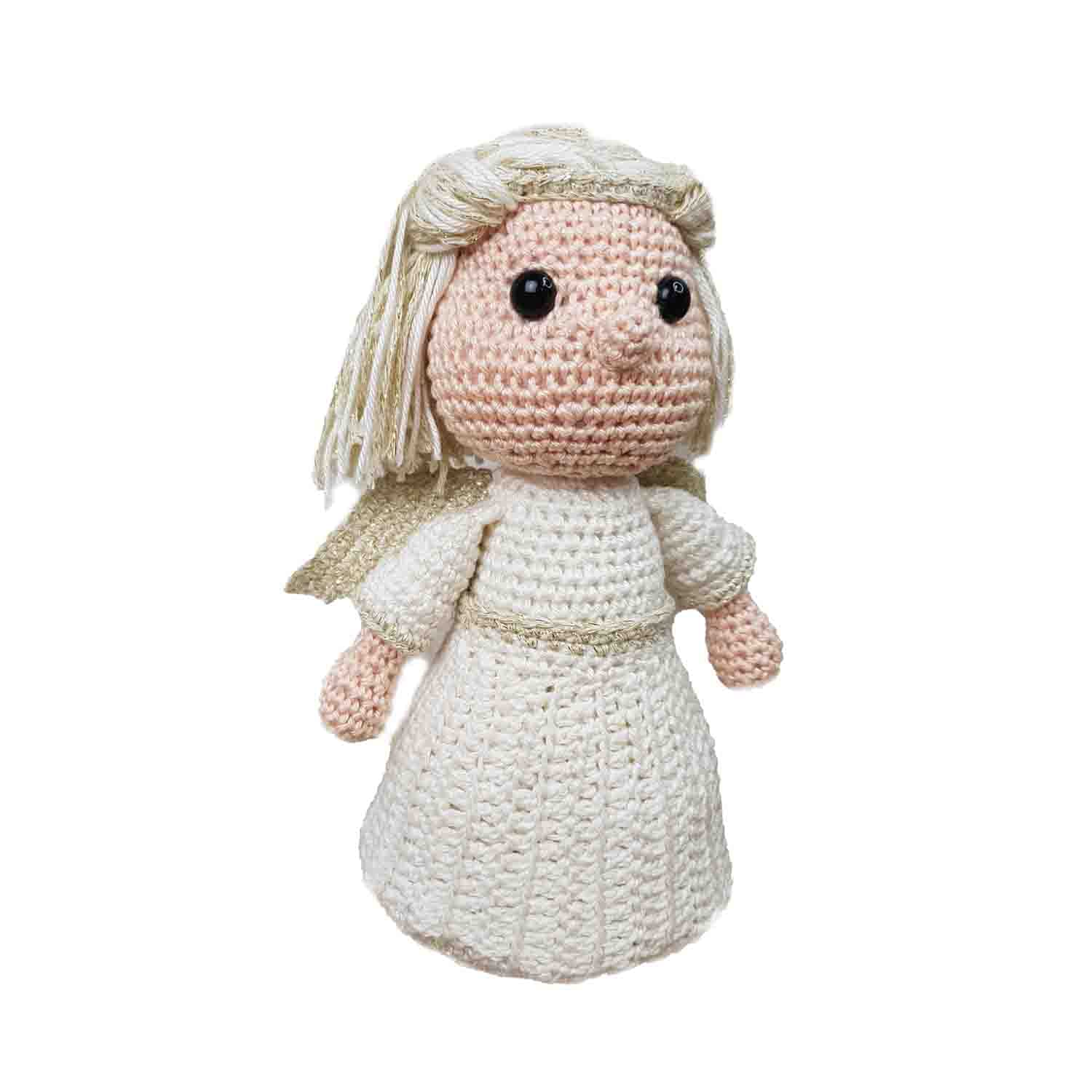 Crochet Set for DIY Crochet with Instructions and Material Christmas Decoration Approx. 20 cm