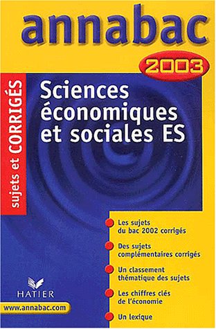 Sciences économiques et sociales