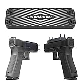 Ironmount Magnetic Gun Holster Rubber Coated 43 Lbs Rated Gun Magnet Mount - Concealed Holder for Handgun, Rifle, Shotgun, Pistol, Revolver