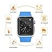 [2 Pack] Apple Watch 38mm Tempered Glass Screen Protector,Wtbone Anti-Scratch, 9H Hardness, Anti-Fingerprint, Bubble Free[Only Covers The Flat Area] Screen Protector for Apple Watch 38mm