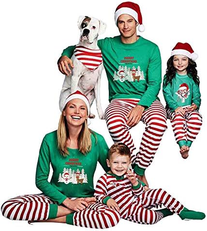 Matching Family Pajamas - Kehome Boy Girl Cotton Holiday Pjs Set Christmas Jammies for Couples and Kids,Merry Christmas