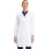 Healing Hands Lab Coat For Woman Faye White Coat with 5 Pockets, Moisture Wicking and 2-Way Stretch 5161