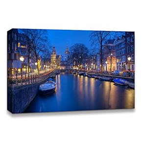 Canvas Wall Art Beautiful Landscape Grand Canal,...