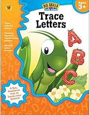 Carson Dellosa | Trace Letters Workbook | Preschool–Kindergarten, 32pgs (Big Skills for Little Hands®)