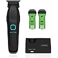 Supreme Trimmer Recharge Professional Trimmer for Barbers with 2 Removable Batteries, Professional Strong Motor, Smart Charge Stand, USB-C Charge & Zero Gap DLC Blades | ST777