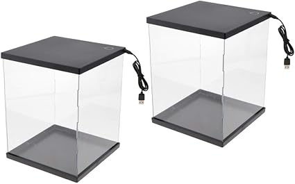 Harilla 2x Vitrina de Soporte de Exhibición de Cubo de Caja ...