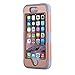 iPhone SE Case, Pandawell? Hybrid Heavy Duty Shockproof Full-Body Protective Case with Dual Layer [Hard PC+ Soft Silicone] Impact Protection for Apple iPhone SE / iPhone 5 SE - Rose Gold/Grey