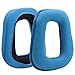 Poyatu Ear Pads+Headband Top Cushion Pillow Set for Logitech G430 G930 Headphones Replacement Ear Cushion Earpads Earbuds Blue
