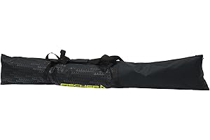 Fischer Skicase ECO XC - Durable Lightweight Easy Foldable 210 cm Long Nordic Skis Bag with Handle Straps | 1 or 3 Ski Pair Capacity Options