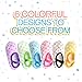 Ashtonbee Toddler Ballet Socks with Grip 6 Pairs, Non-skid Slipper Socks for Kids, Machine-washable Toddler Grip Socks and Baby Socks for 9-32 Months