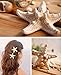 2Pcs Handmade Natural Starfish Hair Clips Girls Hairpins Beach Starfish Hair Accessories