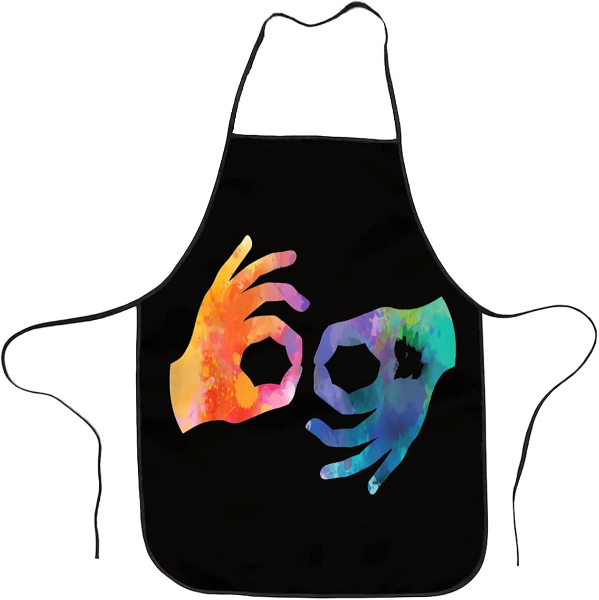 Interpreter ASL American Sign Language Interpreter Adjustable Apron
