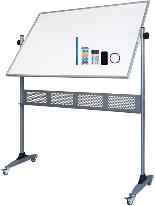 XIWODE DoubleSided Mobile Whiteboard, Large