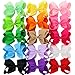15Pcs 4.5 Inch Hair Bows For Girls Grosgrain Boutique Bows Alligator Clips For Teens Babies Toddlers Children Kids Teens Headbands