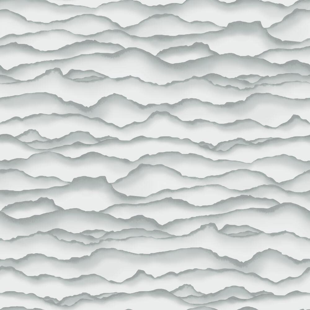 RoomMates RMK10695WP Gray Singed Peel and Stick Wallpaper