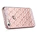 iPhone SE Case, Sincase [Ultra Thin] Soft Flexible Skin [Clear Rhinestone] Protective 3D Rose Gold Crystal Back Bumper Cover [Shock Proof] with Glitter Diamond Frame Slim for iPhone SE/5S/5