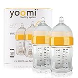 Yoomi Bottle + Nipple - 8 oz (2 pack)
