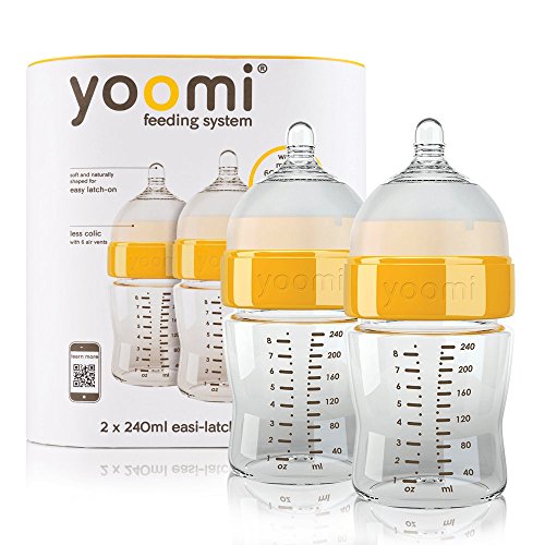 Yoomi Bottle + Nipple - 8 oz (2 pack)