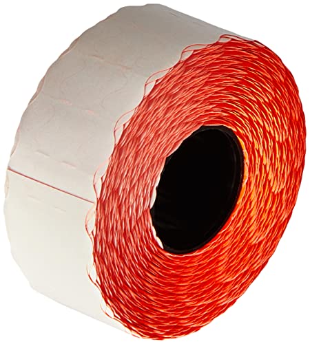 Avery Zweckform RPLP1226 Price Gun Labels 1 Line 12 x 26 MM Rolls 15,000/10 Labels Red