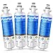 PUREPLUS Refrigerator Water Filter, Compatible with LG LT700P, Kenmore 9690, 46-9690, 469690, ADQ36006101, ADQ36006102, LT700PC, WSL-3, R-9690, LFXS30766S, LFXC24726D, LFXS29766S (Pack of 4) primary