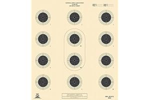 NATIONAL TARGET COMPANY Official NRA Air Rifle Target, AR-5/10, 10 Meter, 100 Count