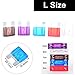 Auto Blade Fuse Large Size Maxi Blade 5pcs 100A 80A 70A 60A 50A Assortment Set for Car Truck Motor Trail RV ATM Box 35x30mm, Add-A-Circuit Fuse Holder, APS ATT LOW PROFILE ATM LP FUSETAP