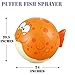 Urfun Kids Sprinkler, Puffer Fish Sprayer, Summer Fun Inflatable Sprinkler, Water Spray Ball, Fish Water Toys Kids Ages 3+