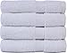 Utopia Towels 4 Piece Premium Hand Towels Set, 16 by 28 inches, 100% Ring Spun Cotton, Lightweight and Highly Absorbent Towels for Bathroom, Travel, Camp, Hotel, and Spa, White