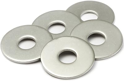 AMLOOPH M22x39mm Stainless Steel Washer 3mm Thick 10 Pack A2 304