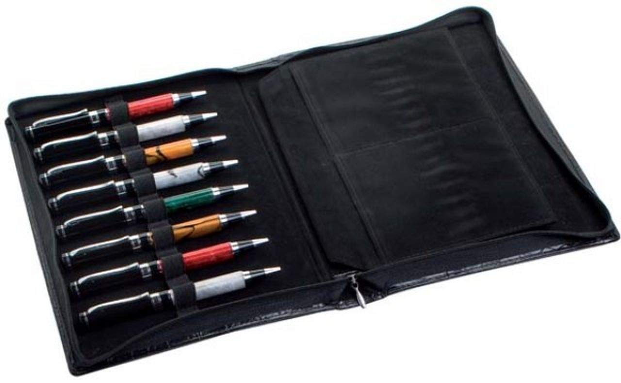 Ten EXPOSITION CASE FOR 34 PENS FOLDABLE cod.ELEXPO 09 cm 26x18 by Varotto & Co.