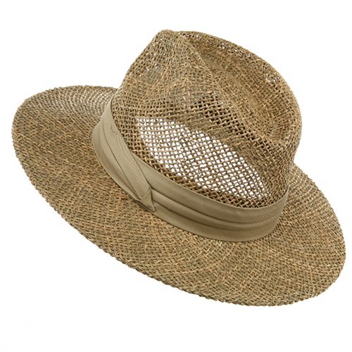 Safari Straw Hat - Khaki Band OSFM