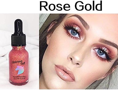 Glow Cult UNICORN OIL Highlighter Drops ROSE GOLD