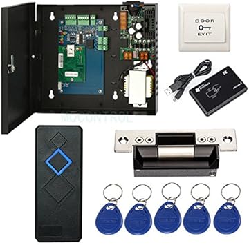 Wiegand sola puerta junta de control de acceso controlador 220 V Metal + caja de corriente