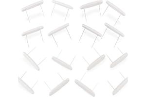 B+W Miles Kimball Bedskirt Pins,White,One Size Fits All