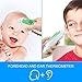 BROADCARE Ear and Forehead Dual Mode Thermometer Infrared Baby Thermometer with Fever Alarm for Kids and Adults - FDA Approved