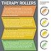 Rolflex Forearm Roller - Deep Tissue Muscle Massager - Recovery & Myofascial Trigger Point Release (4 Foam Rollers Combo)