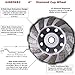4” Concrete Turbo Diamond Grinding Cup Wheel for Angle Grinder 5/8