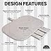 MoBaby Portable Changing Pad, Luxurious Soft-as-Suede Change Clutch, Oeko-TEX Certified, Machine Washable, Chic & Cushioned for Baby, Infant, & Newborn, Coffee Color