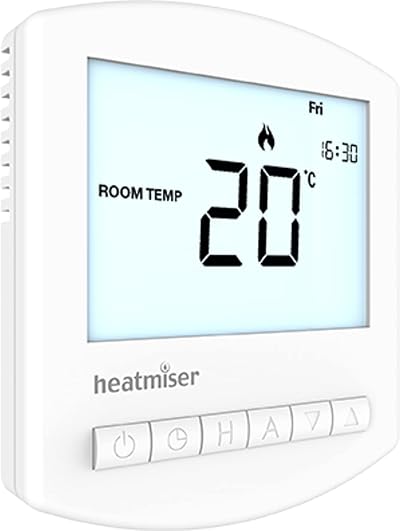 Heatmiser Slimline RF V3 Wireless Programmable Thermostat LavaTap RF Receiver