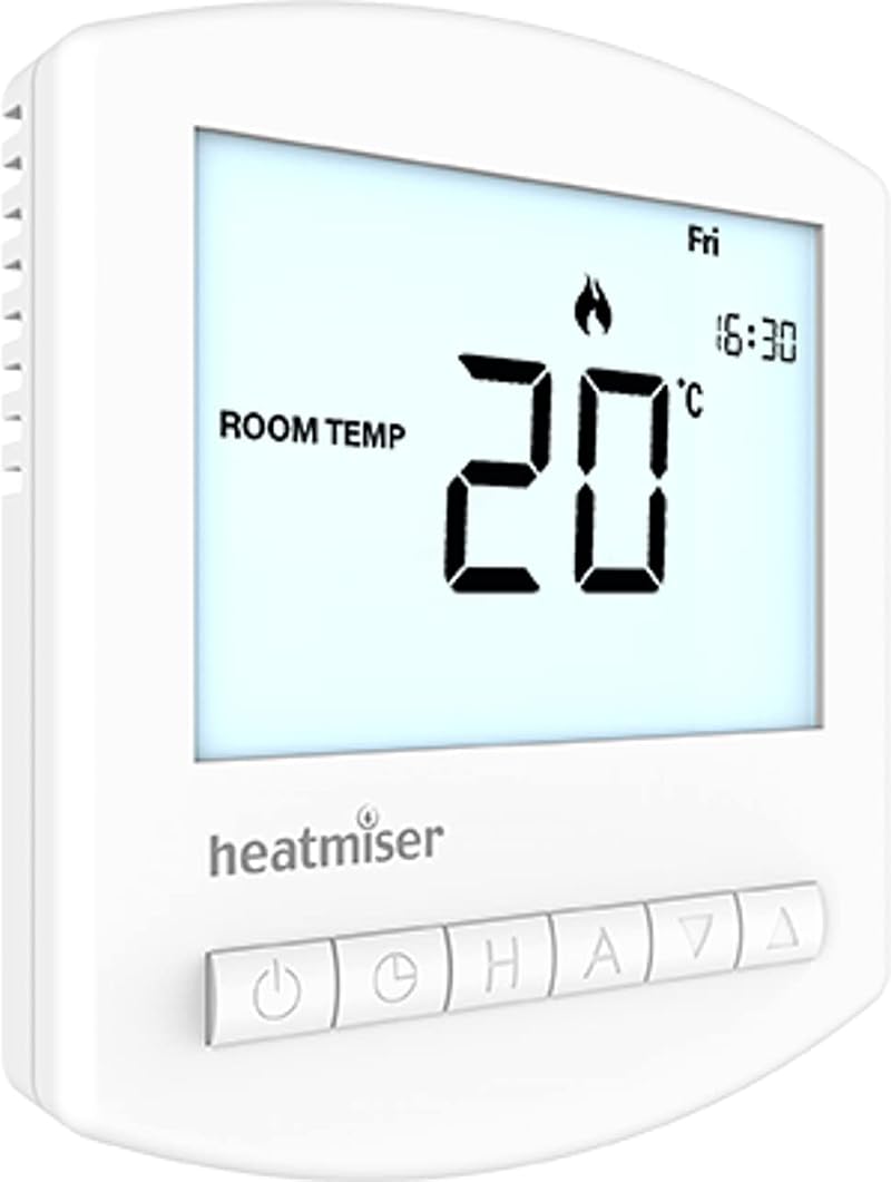 Heatmiser Slimline RF V3 Wireless Programmable Thermostat LavaTap RF Receiver
