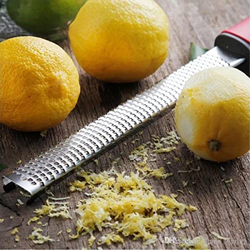 Zester de Aço Inox com Cabo Vermelho 32CM