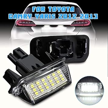 toyota corolla number plate lights