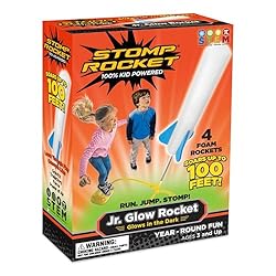 Original Stomp Rocket Refill - 3 Jr. Glow Foam