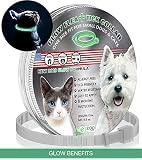 еZOOlife Glow ECO Pest Control Collar: Hypoallergenic Waterproof Protection Long Lasting Flea and Tick Prevention Fully Adjustable one Size fits All!