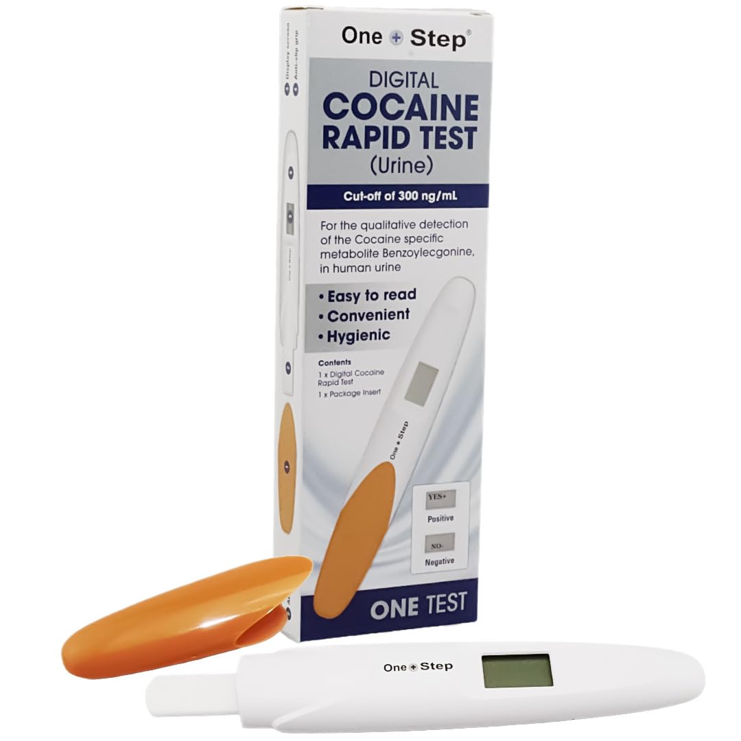 Digital Cocaine Urine Drug Testing Kit | Clear Yes/No Result | 300ng/mL Cut-Off