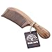 Woods World Green Sandalwood Natural Aroma Hair Comb Handmade Comb No Static Detangling